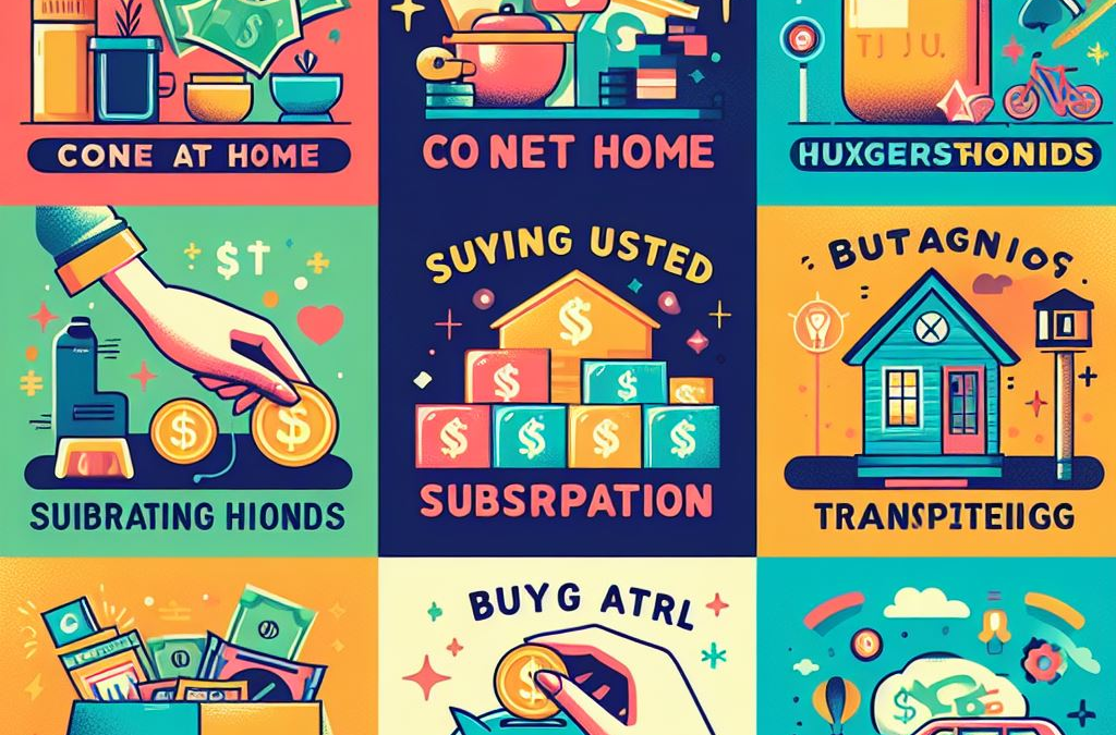 ways to save money each month