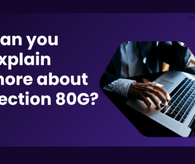 Can you explain more about Section 80G?