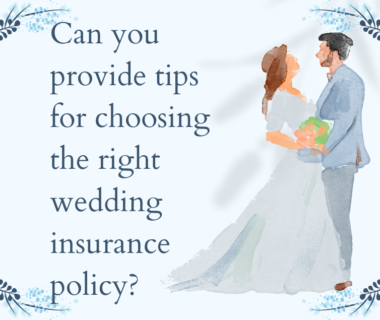 wedding insurance policy