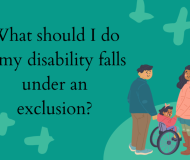 disability falls under an exclusion