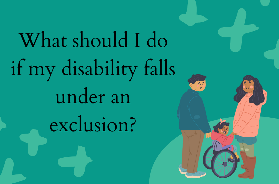 disability falls under an exclusion