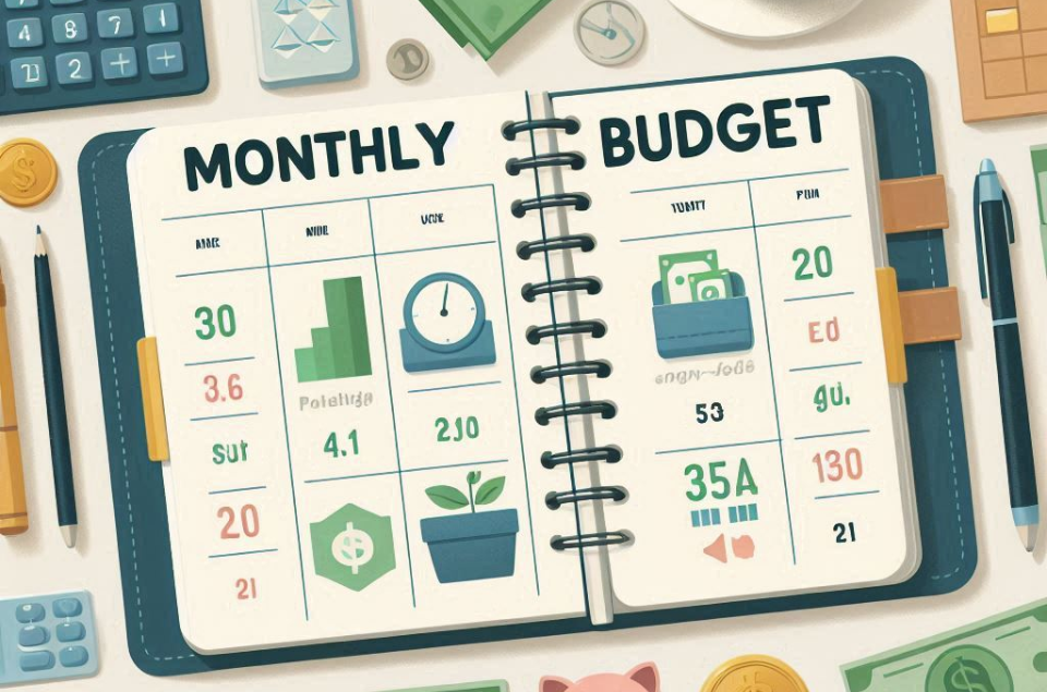 Monthly budget planner